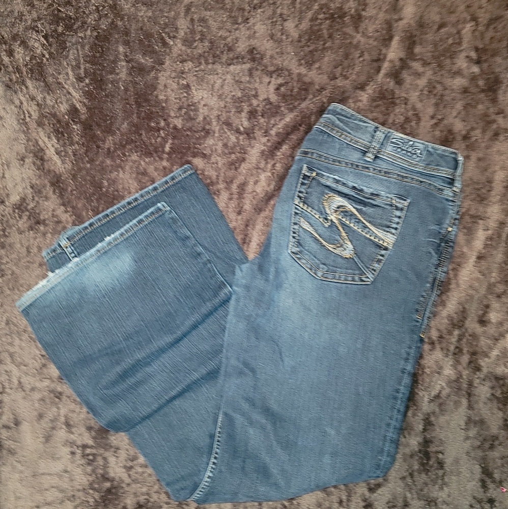 Women's Flare Silver Jeans